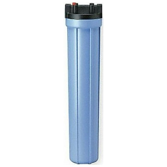 Pentair/Pentek Filter Housing,22 3/8" H,5 1/8" Dia,Blue 150069-75