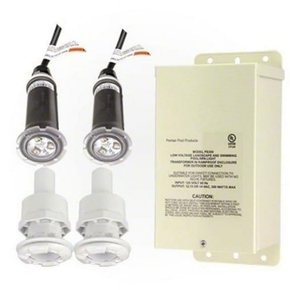 Pentair Water Pool and Spa 619994 Gunite Double Light Combo for Swimming Pool