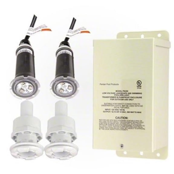 Pentair Water Pool and Spa 619994 Gunite Double Light Combo for Swimming Pool