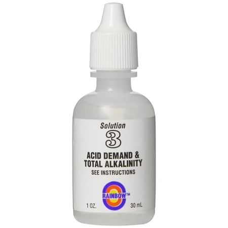 Pentair R161182 No.3 Acid Demand Total Alkalinity Solution, 1-Ounce