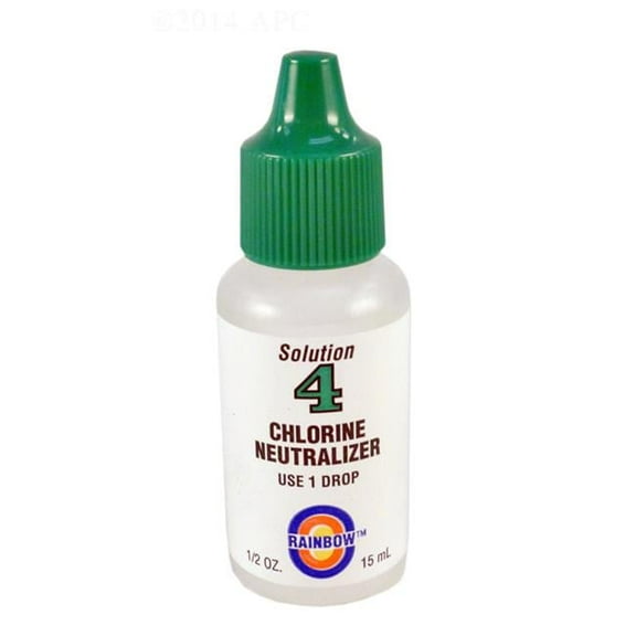 Pentair R161204 No.4 Chlorine Neutralizer Solution, 1/2-Ounce