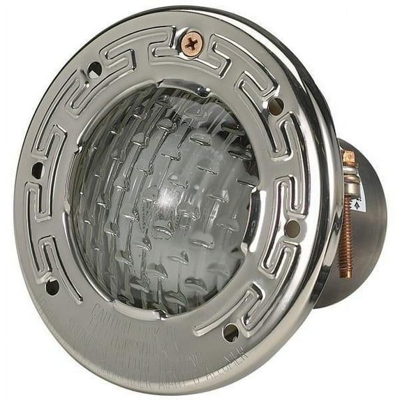 Pentair SpaBrite 12V, 100W, 15' Cord with Stainless Steel Face Ring Spa Light 78101200