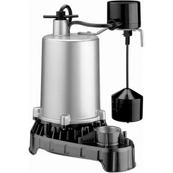 Pentair Water 236002 1 HP Master Plumber Zinc Body Submersible High Output Sump Pump