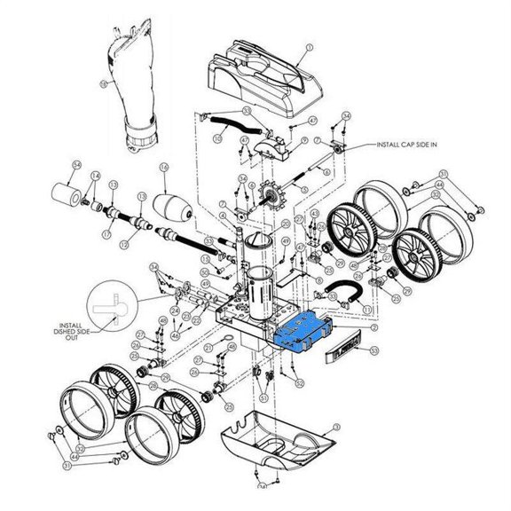 Pentair Zodiac Pool Care Inc Handle Valve Jandy LLU145NPMG