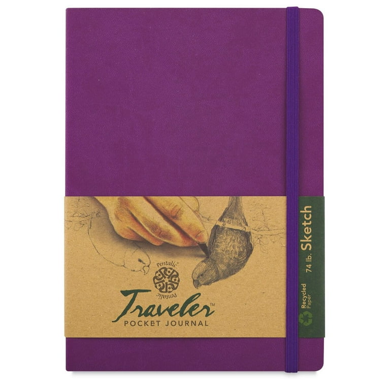 Pentalic Recycled Traveler's Sketchbook - 8-1/4 x 5-7/8