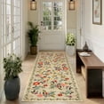 thumbnail image 1 of Pentantan 2'x6' Floral Area Rugs, Machine Washable Rug for Living Room- Soft Indoor Carpet, Low Pile for Bedroom, Dining Room, Playroom, Office, 1 of 7