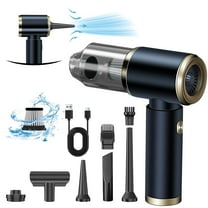 Pentantan Car Vacuum Cleaner, 12000PA Powerful Sutions Cordless Handheld Vacuum, 2 Speeds Lightweight Mini Vacuum Blow & Suction for Car, Keyboard, Home, Black