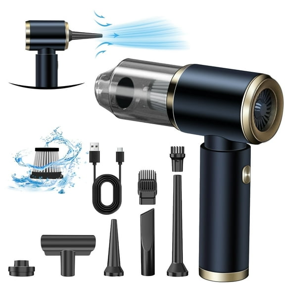 Pentantan Car Vacuum Cleaner, 12000PA Powerful Sutions Cordless Handheld Vacuum, 2 Speeds Lightweight Mini Vacuum Blow & Suction for Car, Keyboard, Home, Black