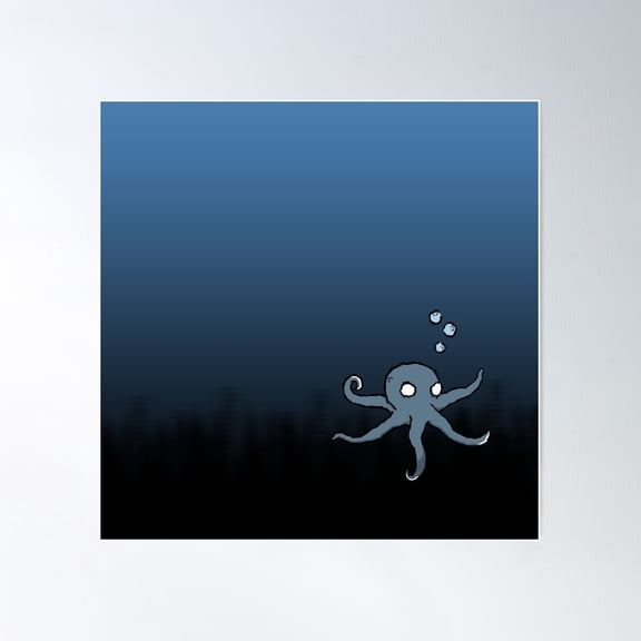 Pentapus Poster Wall Art, Modern Wall Decor For Living Room Bedroom, 30x30 UNFRAMED