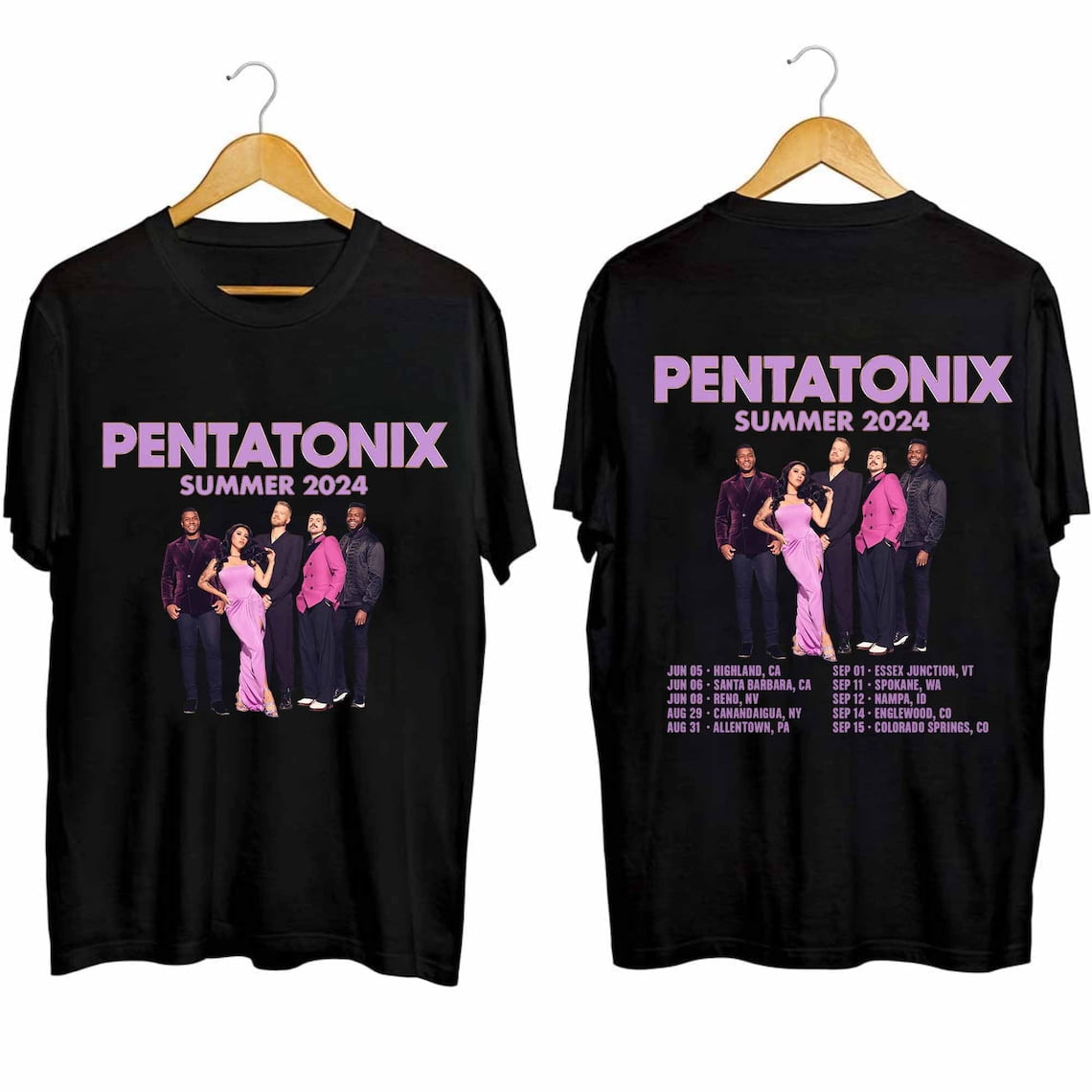 Pentatonix Summer 2024 Tour Shirt, Pentatonix Band Fan Shirt