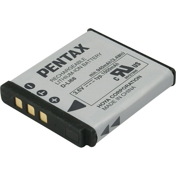 Pentax D-LI68B 3.6V 1000mAh Rechargeable Lithium-Ion Battery for Q Compact Digital Camera