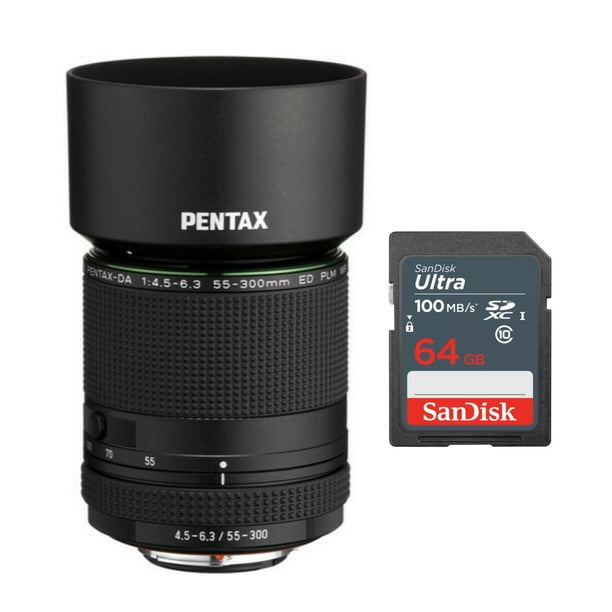 Pentax HD PENTAX-DA 55-300mm f/4.5-6.3 ED PLM WR RE Lens Pentax HD PENTAX-DA 55-300mm f/4.5-6.3 ED PLM WR RE Lens