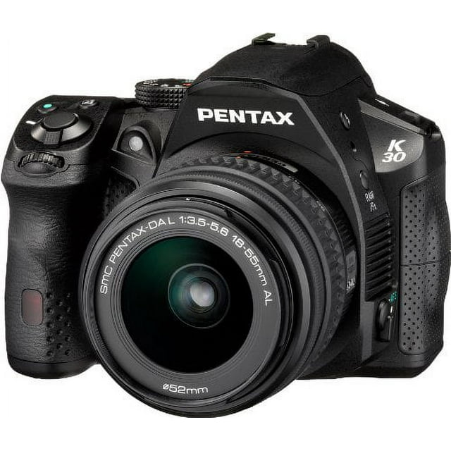 Pentax K-30 Weather-Sealed 16 MP CMOS Digital SLR with 18-55mm Lens (Black)