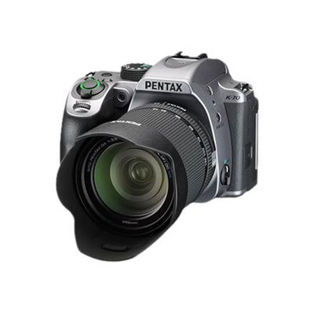 Pentax K-70 - Digital camera - SLR - 24.0 MP - APS-C - 1080p / 30 fps - 7.5x optical zoom DA 18-135mm WR lens - Wi-Fi - silver