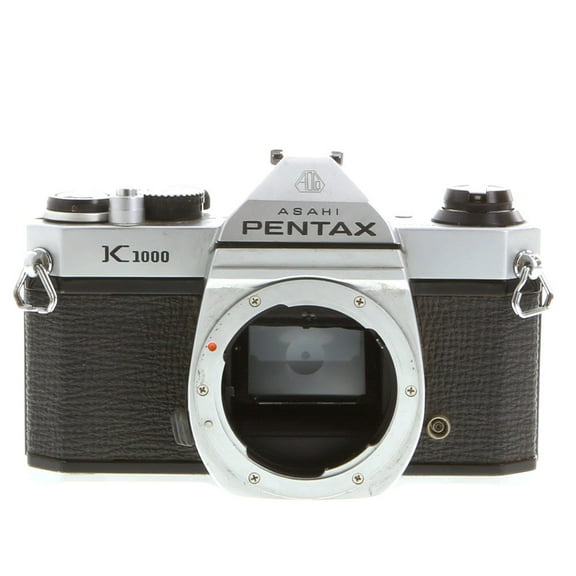 Pentax K1000 35mm Camera Body, Chrome