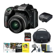Pentax KF DSLR Camera Kit (Black) with 18-55mm F3.5-5.6 AL WR Lens with GPS Unit