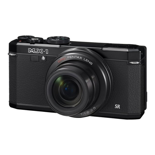 Pentax MX-1 12 Megapixel Compact Camera, Black