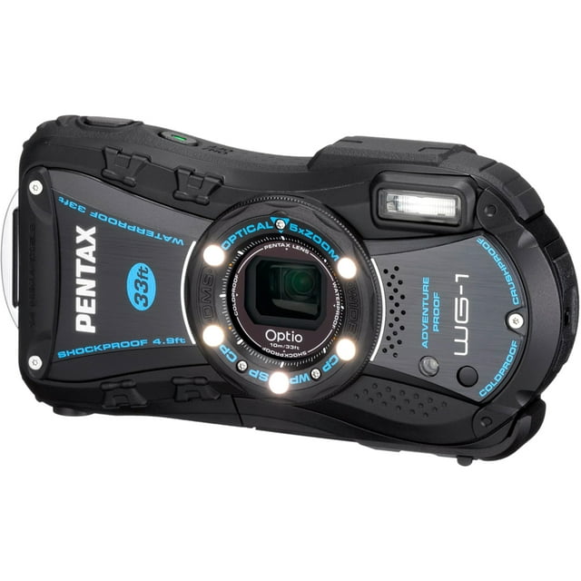 Pentax Optio WG-1 14 Megapixel Compact Camera, Black