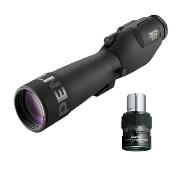 Pentax PF-80ED 80mm 20-60x Straight Spotting Scope with XF Zoom Eyepiece