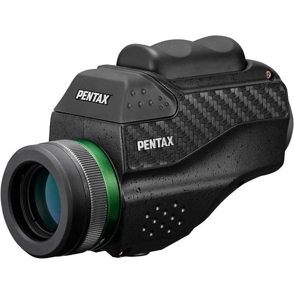 Pentax VM 6 X 21mm WP Premium Monocular Kit w/Smartphone and Micro Adapters, Black, Medium
