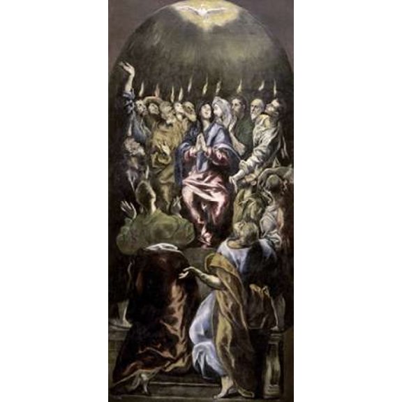 Pentecost Poster Print by El Greco (24 x 48)