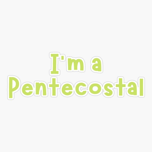 Pentecostal Faith Identity Sticker