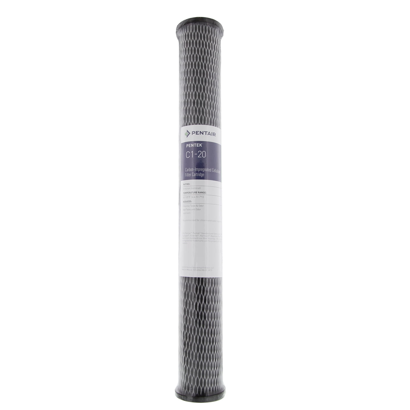 Pentek 20-Inch Carbon-Impregnated Cellulose Water Filter Cartridge