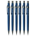 thumbnail image 1 of Pentel 0.7mm (P207-C) Blue P200 Series Automatic Mechanical Drafting Pencil Refillable Lead Eraser (Pack Of 6), 1 of 2