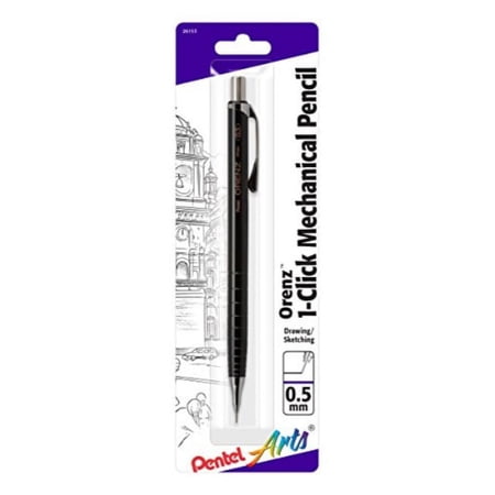 Pentel 1-Click Mechanical Pencil Black