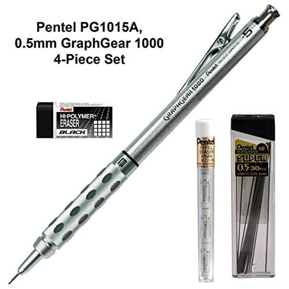 Pentel Graph Gear 1000, 0.5mm Mechanical Drafting Pencil Set