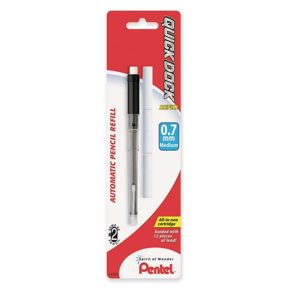 Pentel .7MM Quick Dock Mechanical Pencil Lead Refills, 1 / Pack (Quantity)