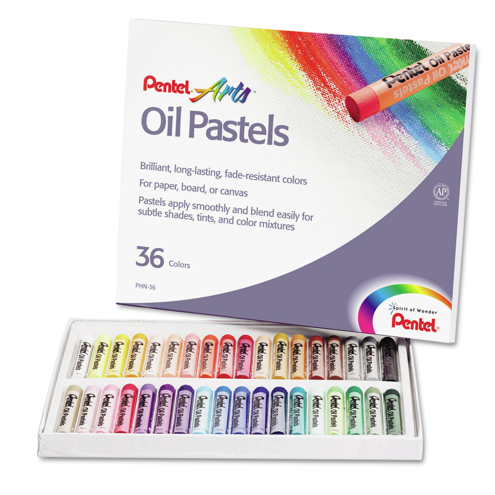 Pentel Arts Oil Pastels - 36 Color Set