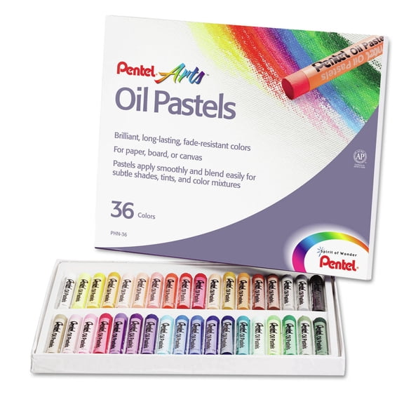 Pentel Arts Oil Pastels - 36 Color Set