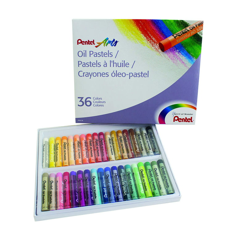 Pentel Oil Pastel 36-Color Set-PHN36