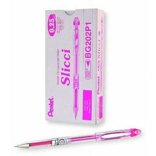 Pentel K91DP Sparkle Pop Metallic Gel Pen 1.0mm Pink / Pink