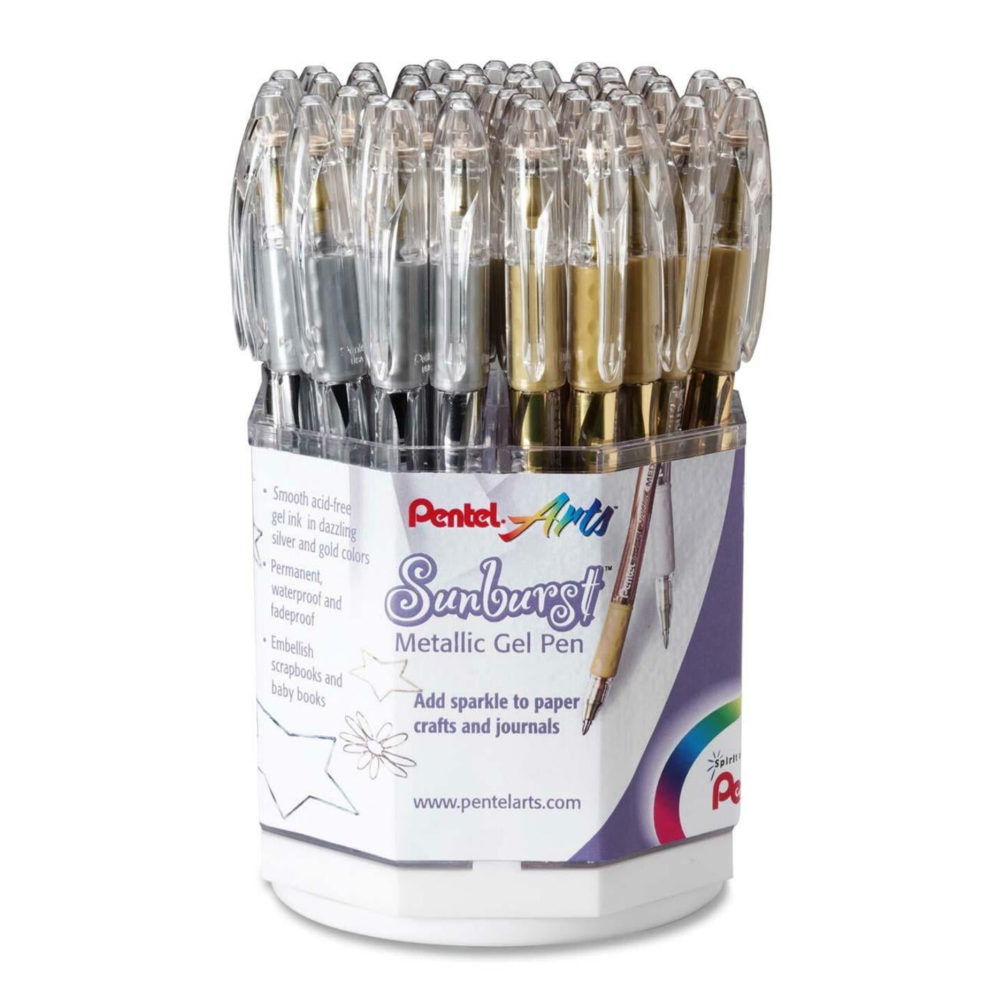 Pentel Arts Sunburst Semi-Transparent Rollerball Pen