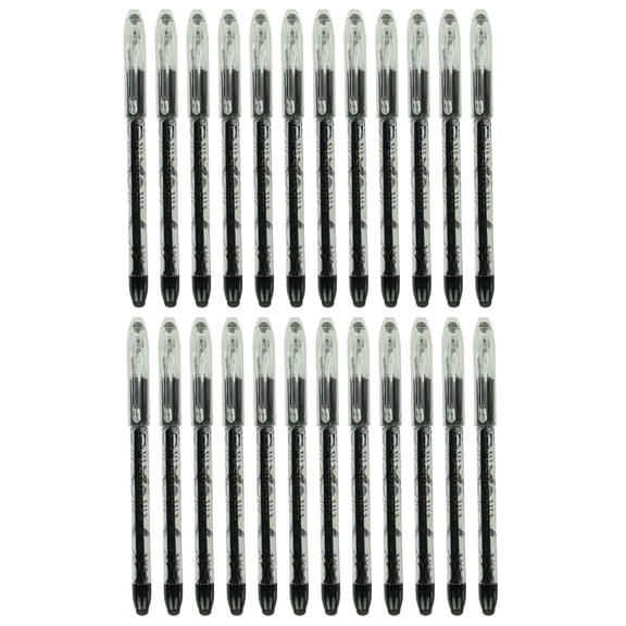 Pentel BK90L-A R.S.V.P. Black Fine Line Comfort Grip Ballpoint Pen (24-Pack)