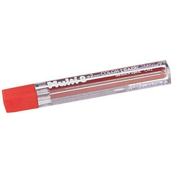 Pentel CH2 Multi 8 2.0mm Colour Pencil Refill (2 leads per tube) - Red Lead 7 set