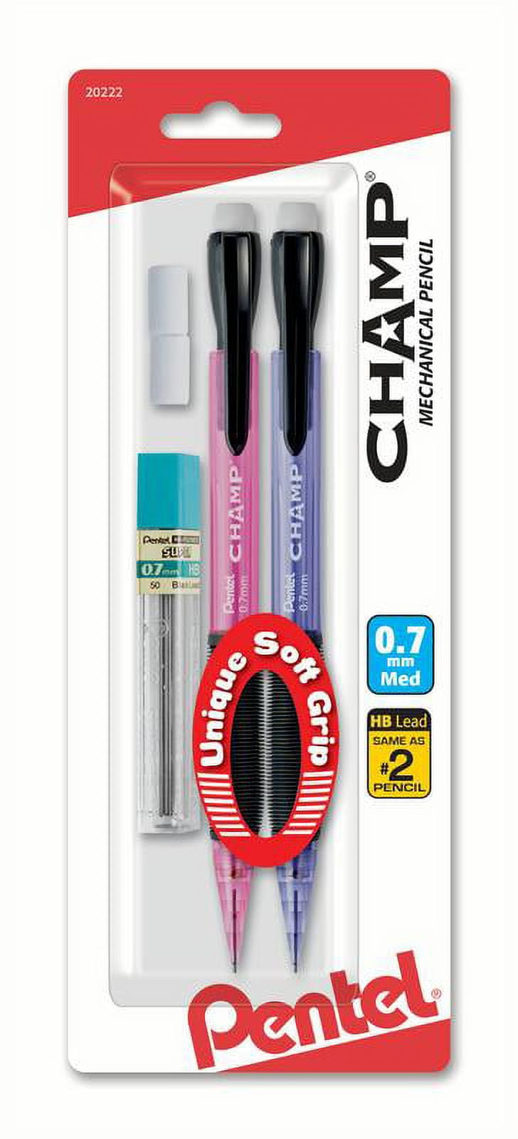 Pentel CHAMP Mechanical Pencil (0.7mm) Mechanical Pencil with Lead and