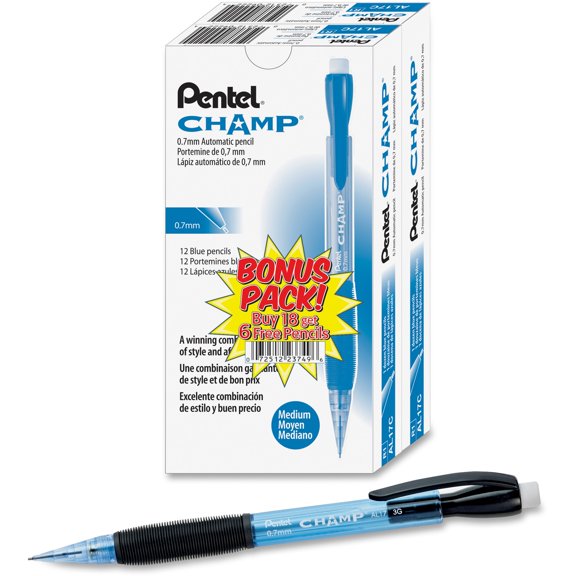 Pentel Champ Mechanical Pencils, 24 / Pack (Quantity)