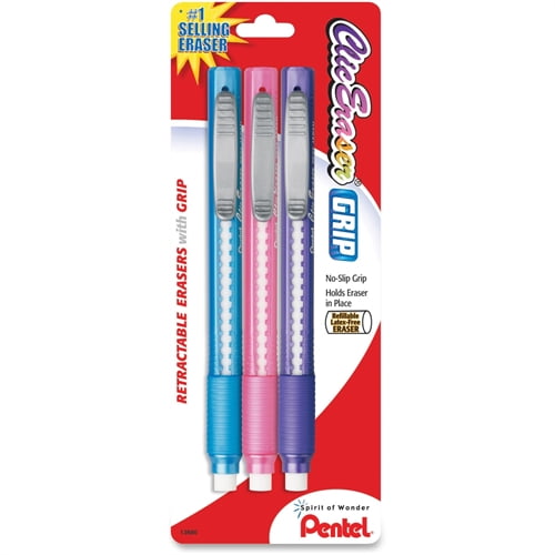 Pentel Clic Retractable Erasers ZE21TBP3M
