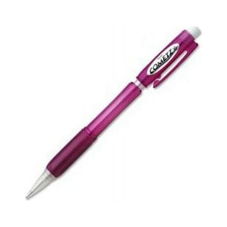 Pentel Cometz .9mm Automatic Pencils - #2 Lead - 0.9 mm Lead Diameter - Pink Barrel - 1 / Each