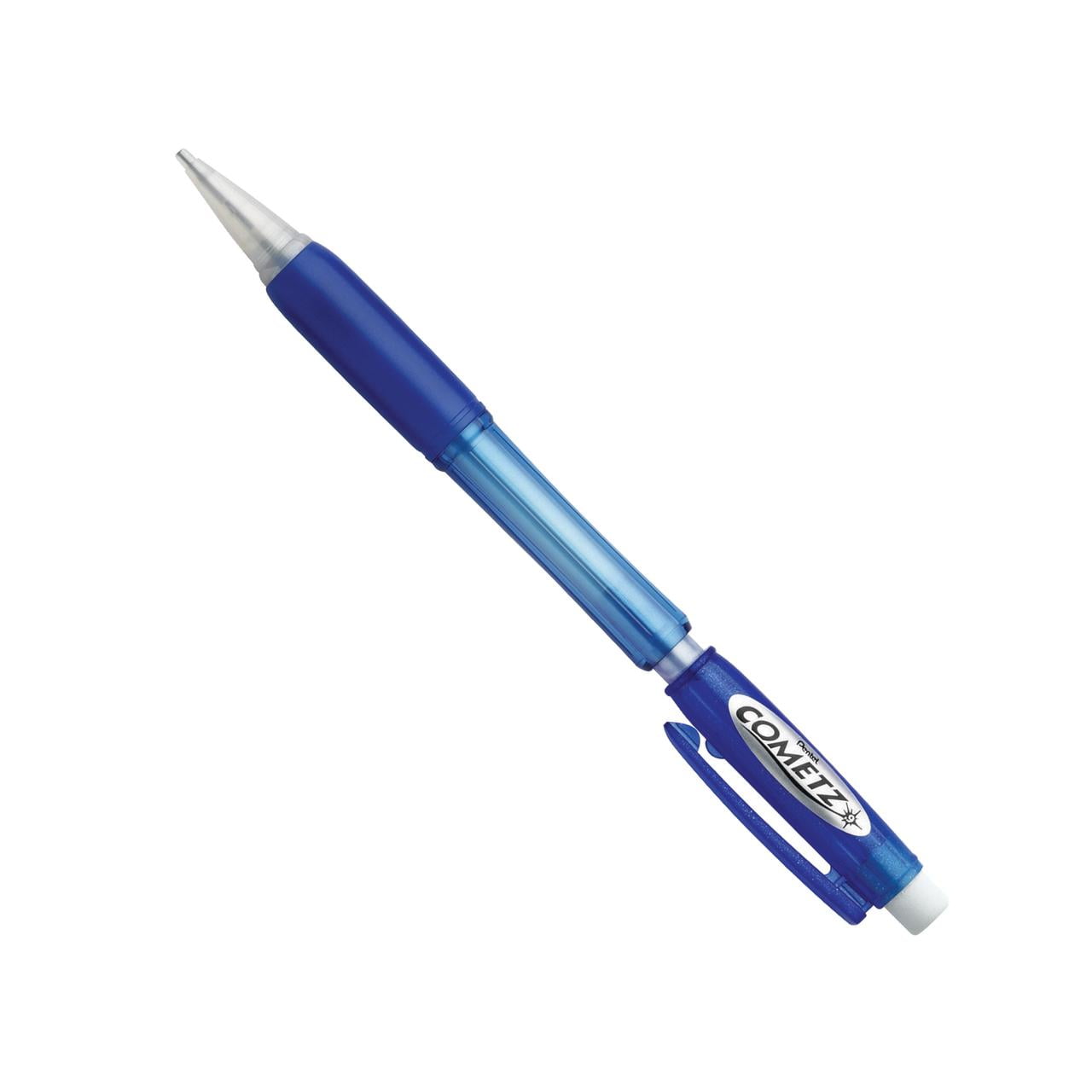Pentel Cometz Mechanical Pencil (0.9mm), Blue Barrel, Pack of 24