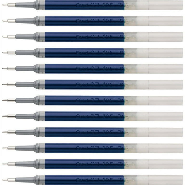 EnerGel Liquid Gel Pen Refill - 0.50 mm, Fine Point - Blue Ink - Smudge Proof, Smear Proof, Quick-drying Ink, Glob-free, Smooth Writing - 12 / Box EnerGel Liquid Gel Pen Refill - 0.50 mm, Fine Point - Blue Ink - Smudge Proof, Smear Proof, Quick-drying Ink, Glob-free, Smooth Writing - 12 / Box