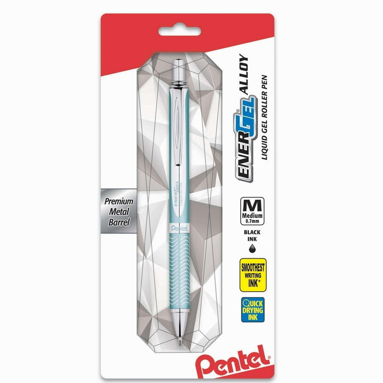 EnerGel EnerGel Alloy Gel Pen - Medium Pen Point - 0.7 mm Pen Point Size - Refillable - Retractable - Black Gel-based Ink - Aluminum Alloy Barrel - 1 / Pack EnerGel EnerGel Alloy Gel Pen - Medium Pen Point - 0.7 mm Pen Point Size - Refillable - Retractable - Black Gel-based Ink - Aluminum Alloy Barrel - 1 / Pack
