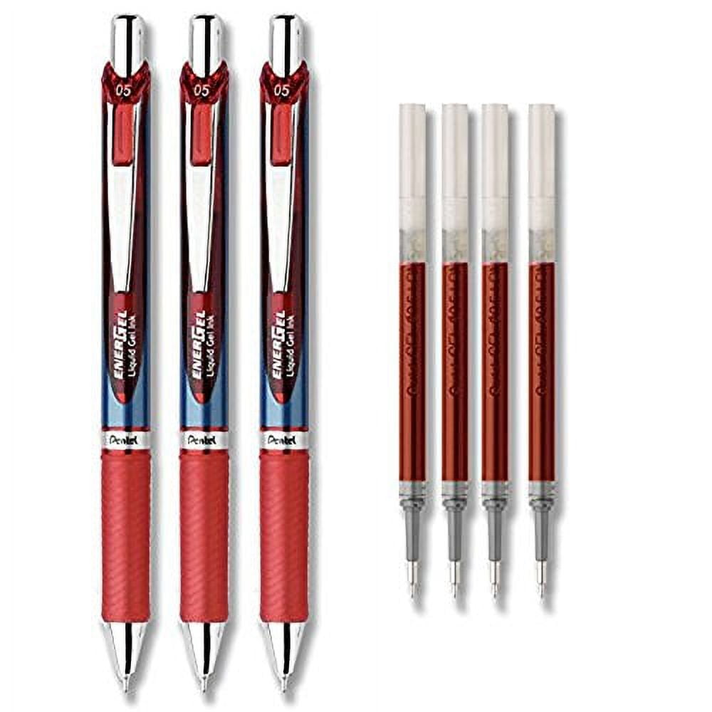 Pentel EnerGel RTX Bold Point Liquid Gel Pens - Assorted, 4 pk