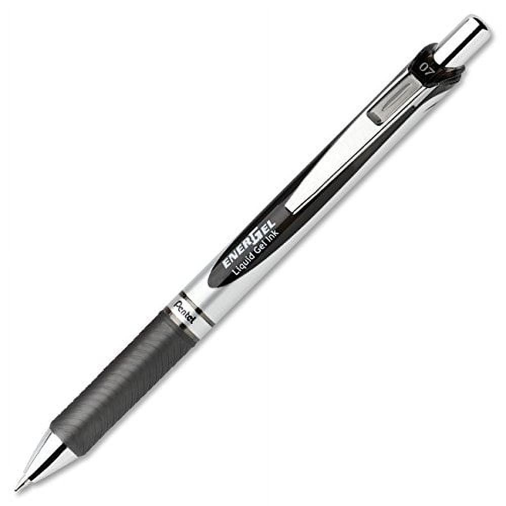 Gel Pens Fine Point  4pcs Comfort Grip Retractable Gel Pens Black
