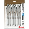 thumbnail image 1 of Pentel® EnerGel™ Inspire Pens, Medium Point, 0.7 mm, Black Ink, 6 Pack, 1 of 2