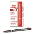 thumbnail image 1 of Pentel BL30-B EnerGel NV 1 mm Bold Stick Gel Pen - Red Ink, Gray/Red Barrel (1-Dozen), 1 of 2
