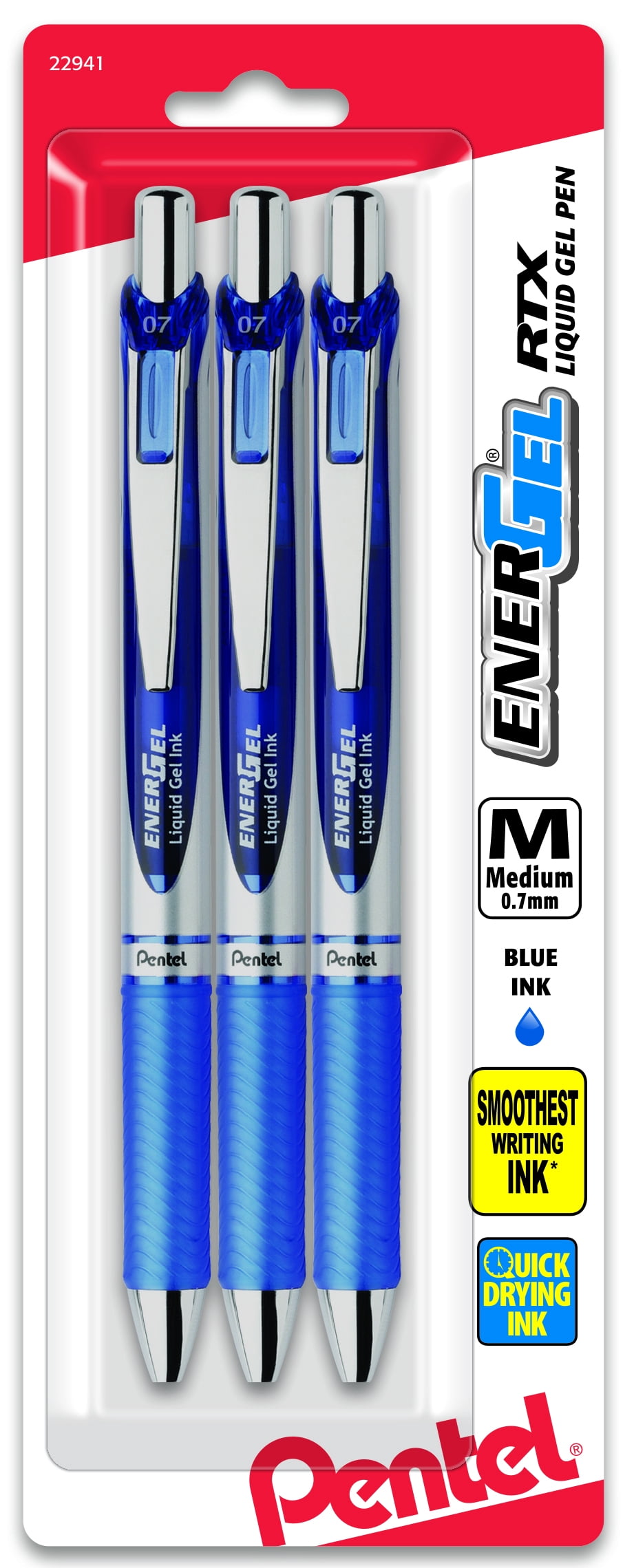 Pentel EnerGel RTX Gel Pen, Blue Ink Kuwait Ubuy